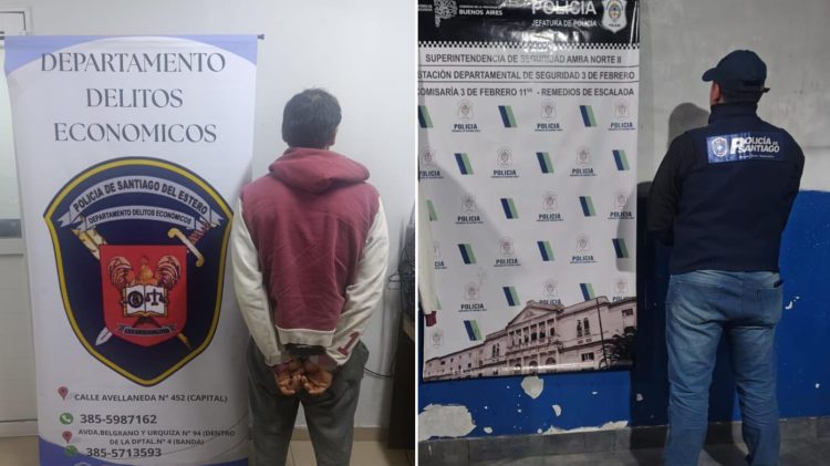 Detienen en Buenos Aires a un hombre que estafó a un santiagueño y le sustrajo $750.000 desde su cuenta bancaria