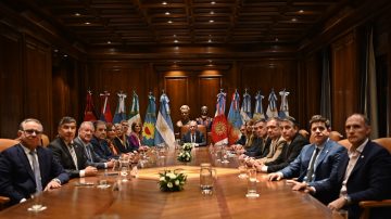 Vicegobernadores del Norte Grande fueron recibidos por el Gobernador Elías Suárez