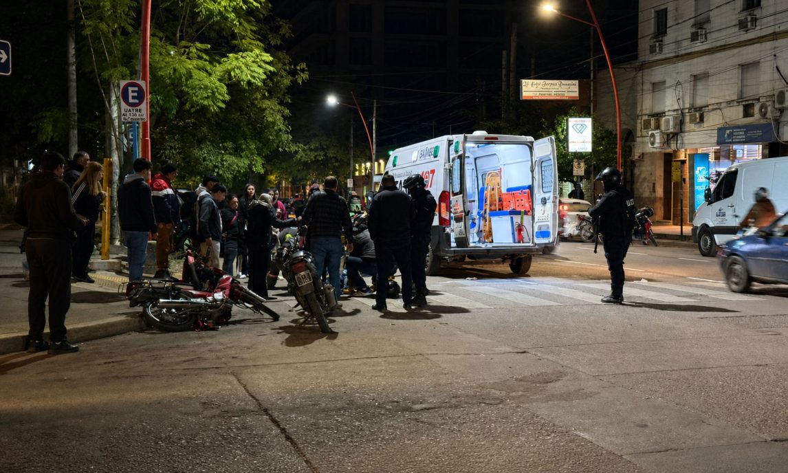 Una mujer resultó gravemente herida tras un choque en Sáenz Peña y Moreno