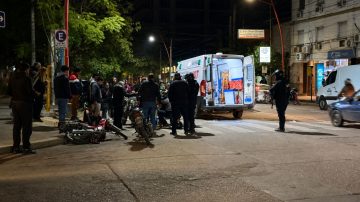 Una mujer resultó gravemente herida tras un choque en Sáenz Peña y Moreno