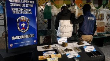 Las Termas: desbaratan un punto de venta de drogas y secuestran marihuana y más de medio millón de pesos