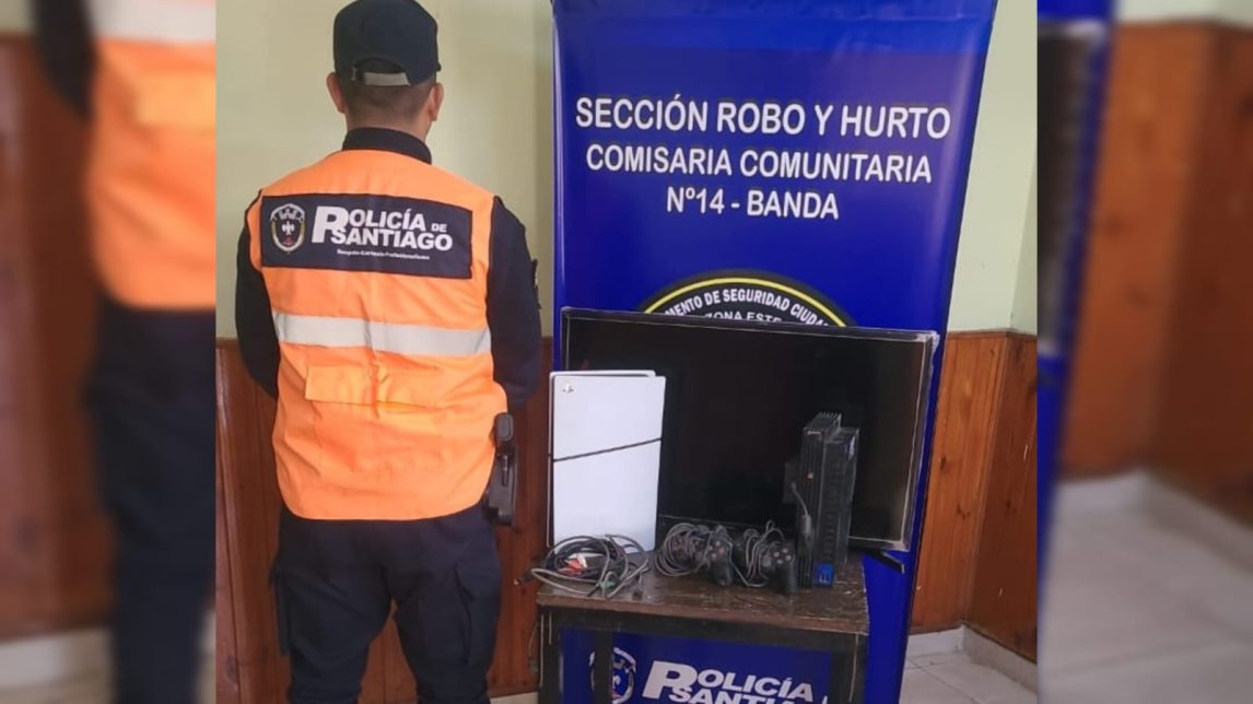 Vecinos tuvieron que devolver dos Play Station y un televisor que le habían comprado a un delincuente