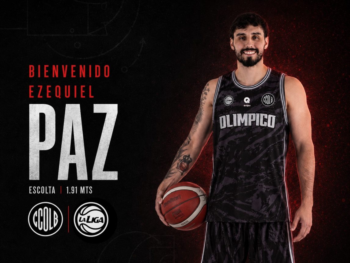 Olímpico sigue sumando refuerzos: Ezequiel Paz se incorpora para la próxima Liga Nacional