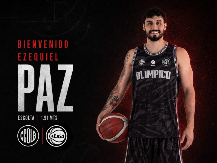 Olímpico sigue sumando refuerzos: Ezequiel Paz se incorpora para la próxima Liga Nacional