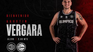 El alero Agustín “Pantera” Vergara llega al club Ciclista Olímpico
