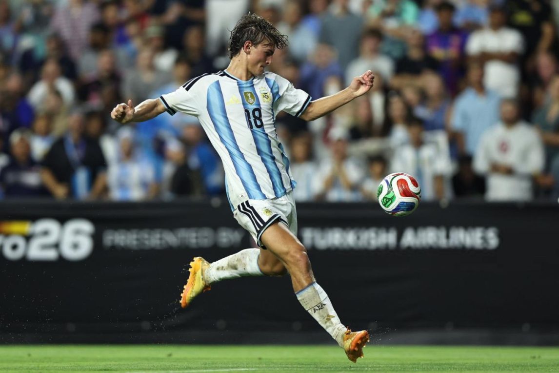 La emotiva publicación de Nico Paz en la previa de su primer Mundial con Argentina
