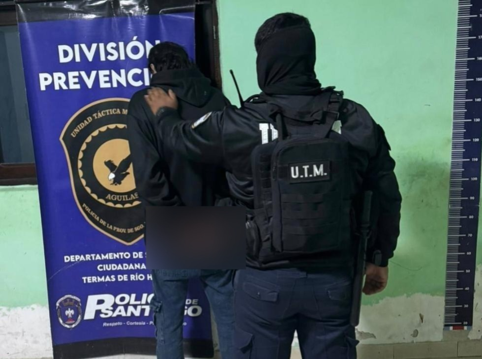 Capturan a un hombre fugitivo por una causa de Trata de Personas en Las Termas