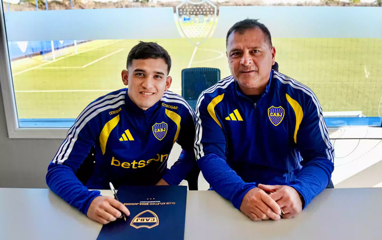 Boca blindó a Dylan Gorosito y extendió su contrato hasta 2030