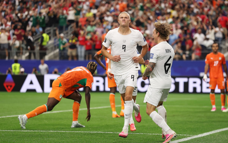 Con un gol agónico de Haaland, Noruega avanzó a los octavos de final