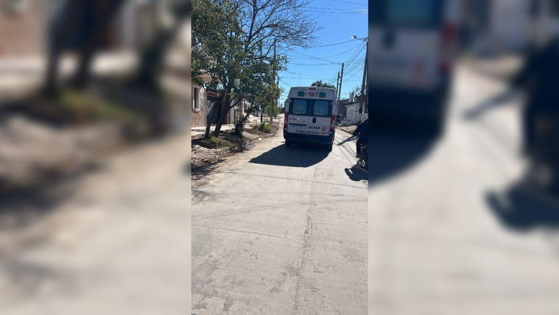 Dramático episodio con un bebé de 9 meses en el barrio Congreso