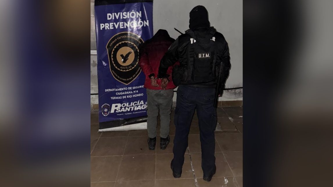 Las Termas: un hombre apodado “Indio” fue detenido tras golpear a su pareja