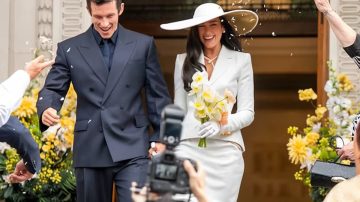 A todo glamour: Dua Lipa y Callum Turner se casaron en una íntima ceremonia en Londres