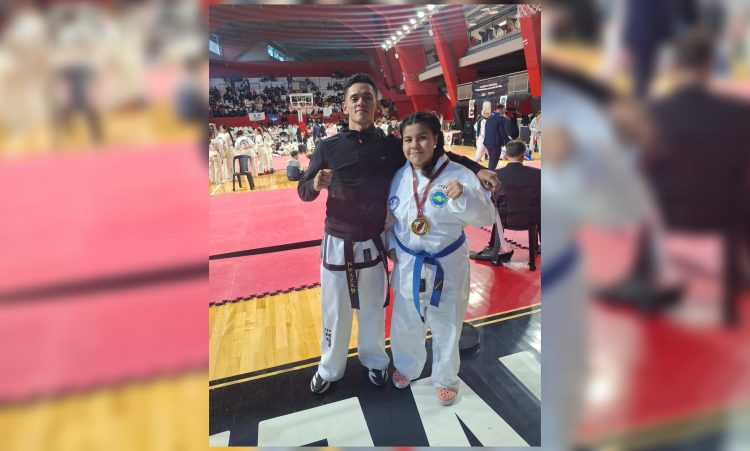 Clodomira presente en el Torneo Internacional de Taekwondo en River Plate