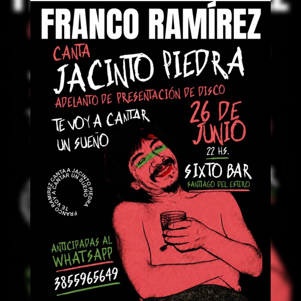 Franco Ramirez Adelanta en Santiago su nuevo disco “Te voy a cantar un sueño”