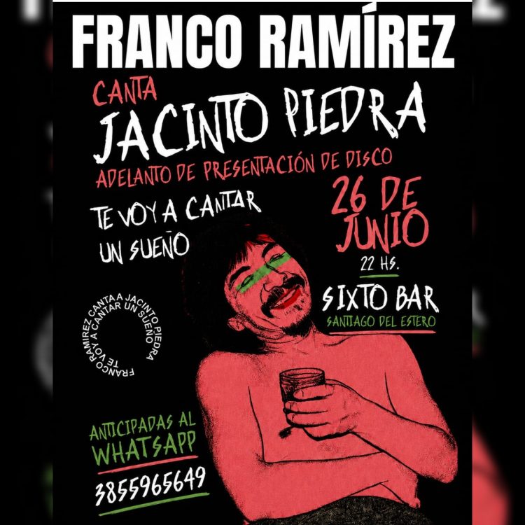 Franco Ramirez Adelanta en Santiago su nuevo disco “Te voy a cantar un sueño”
