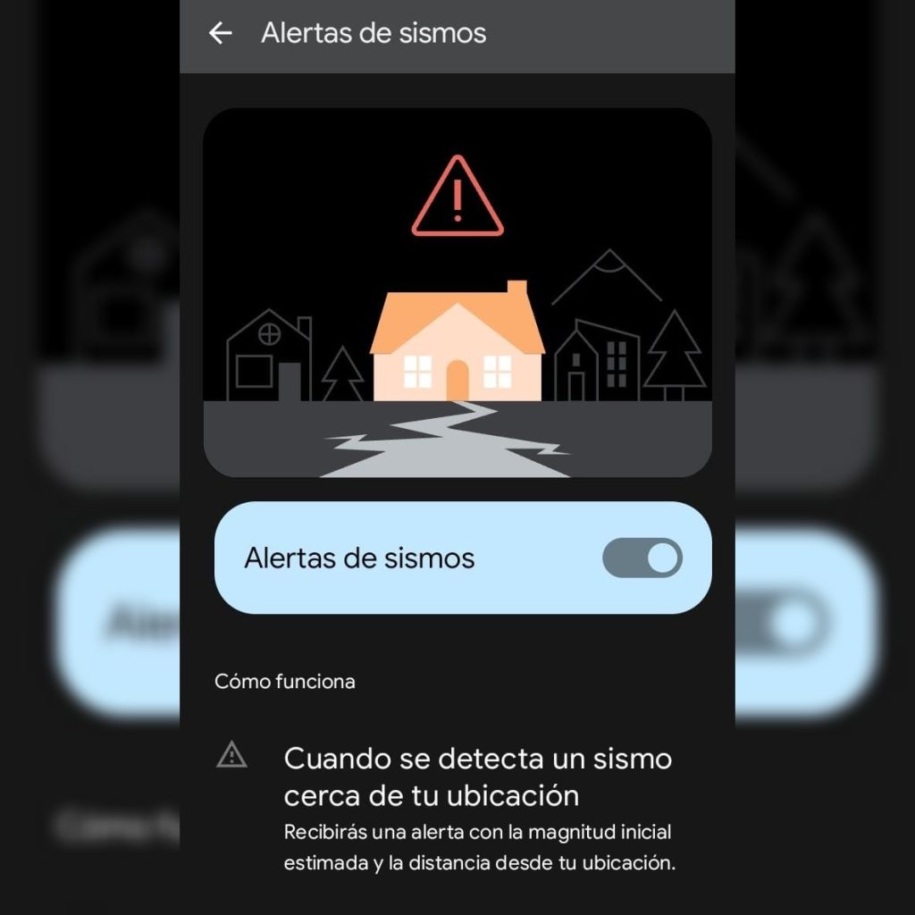 Cómo activar el sistema de alertas por sismos de Google en celulares Android