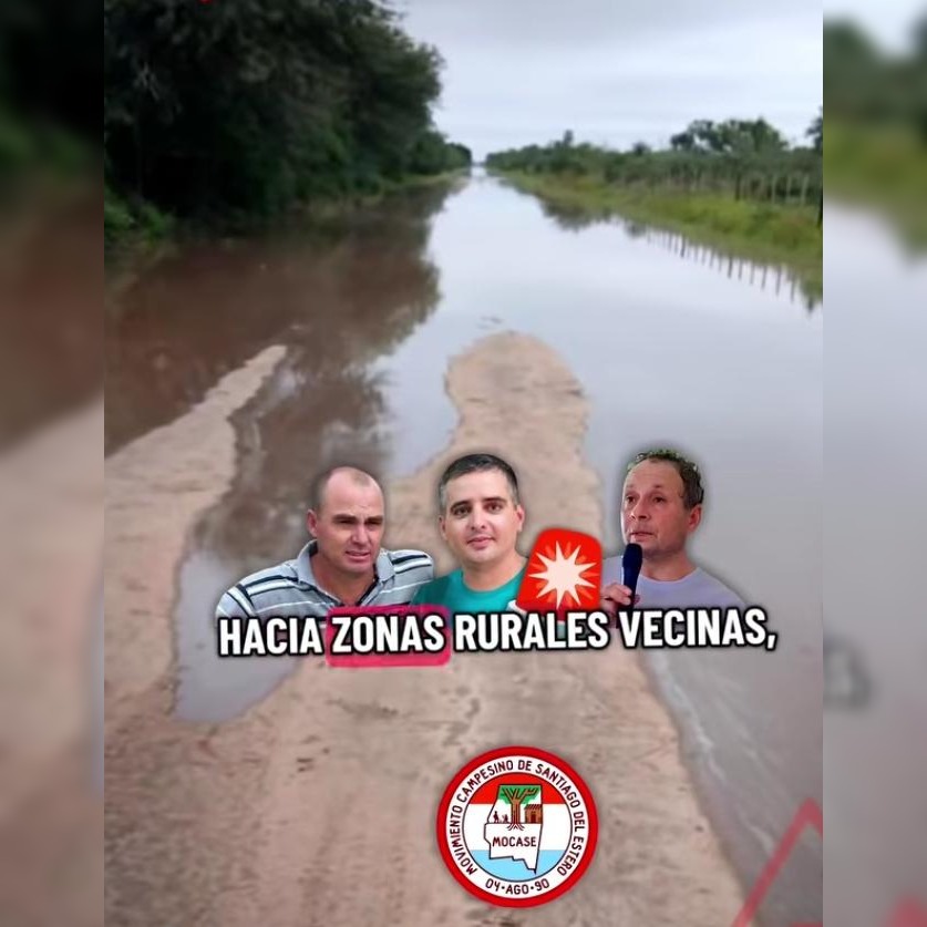 Fuerte descargo del MOCASE VC contra funcionarios municipales de Los Juríes