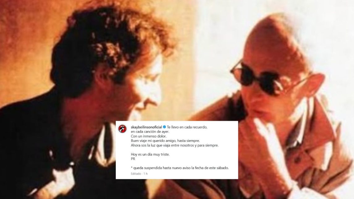 La conmovedora despedida de Skay Beilinson al Indio Solari tras conocer su fallecimiento a los 77 años