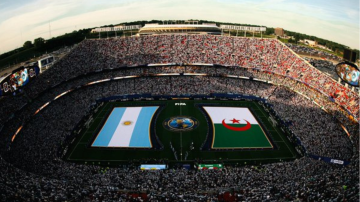 Como en KANSAS: Argentina es local en su debut mundialista