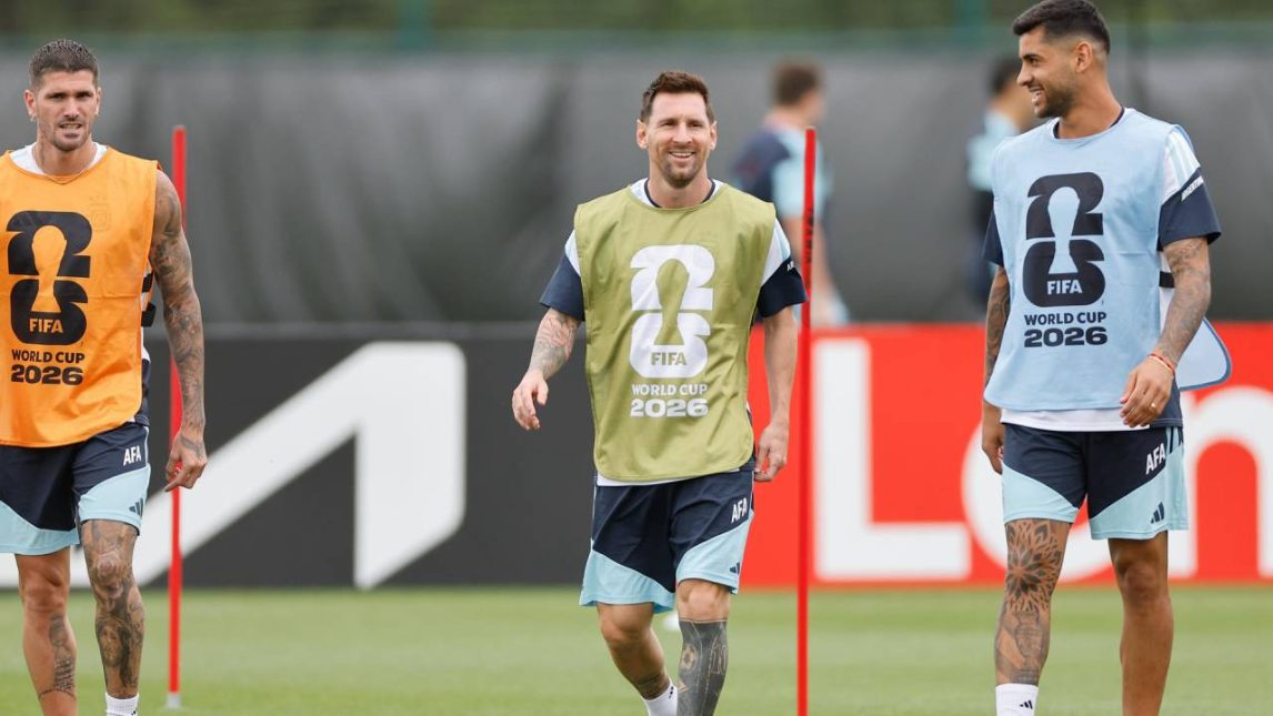 Scaloni tiene a todos disponibles y analiza dos cambios para el partido ante Austria