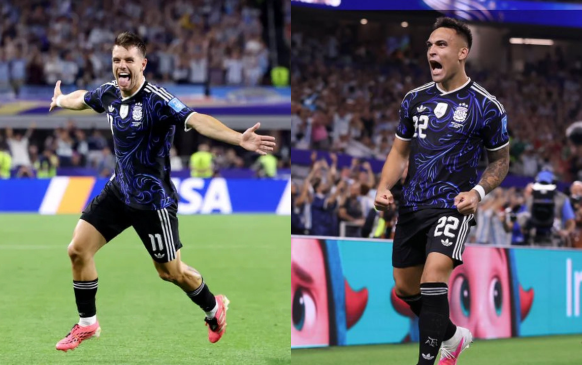 Doble estreno goleador en Argentina: Lo Celso y Lautaro Martínez marcaron por primera vez en un Mundial