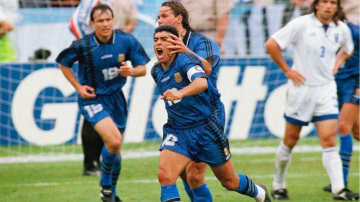 A 32 años del último gol de Maradona con la Selección Argentina