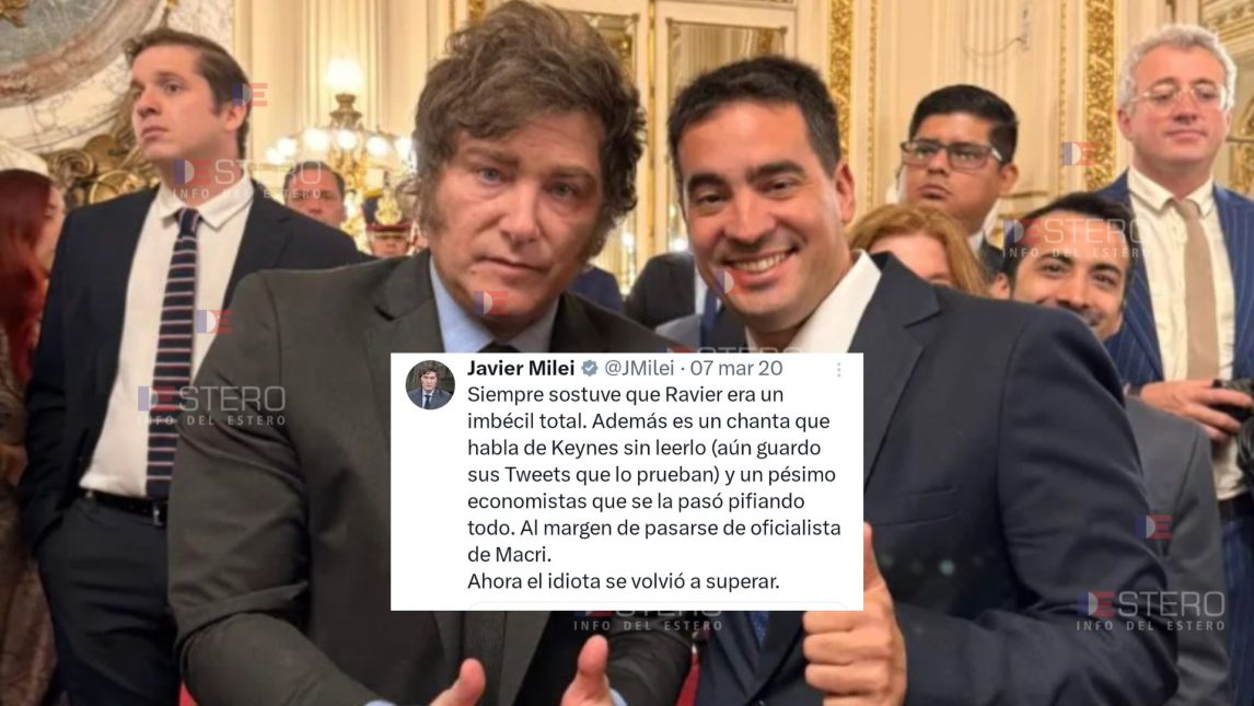 “Chanta”, “flojo y poco formado” y “flojito conceptual”: así trataba Milei a su flamante vocero Adrián Ravier
