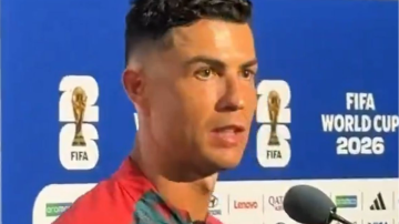 Cristiano Ronaldo evitó hablar de Messi y protagonizó un tenso momento en conferencia