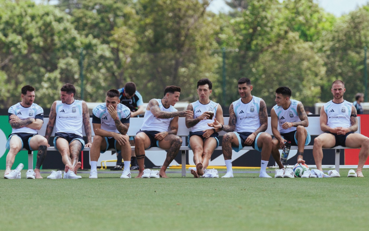 Scaloni les dio descanso a los jugadores y Argentina ya piensa en Cabo Verde