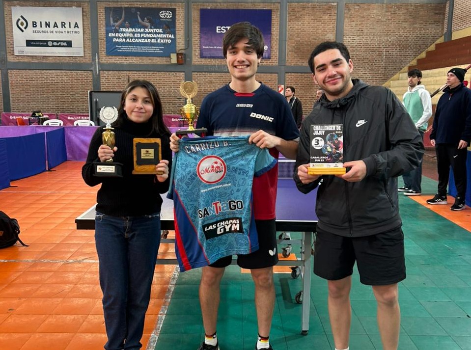 Santiago del Estero brilló en el Challenger Nacional de Tenis de Mesa en Jujuy