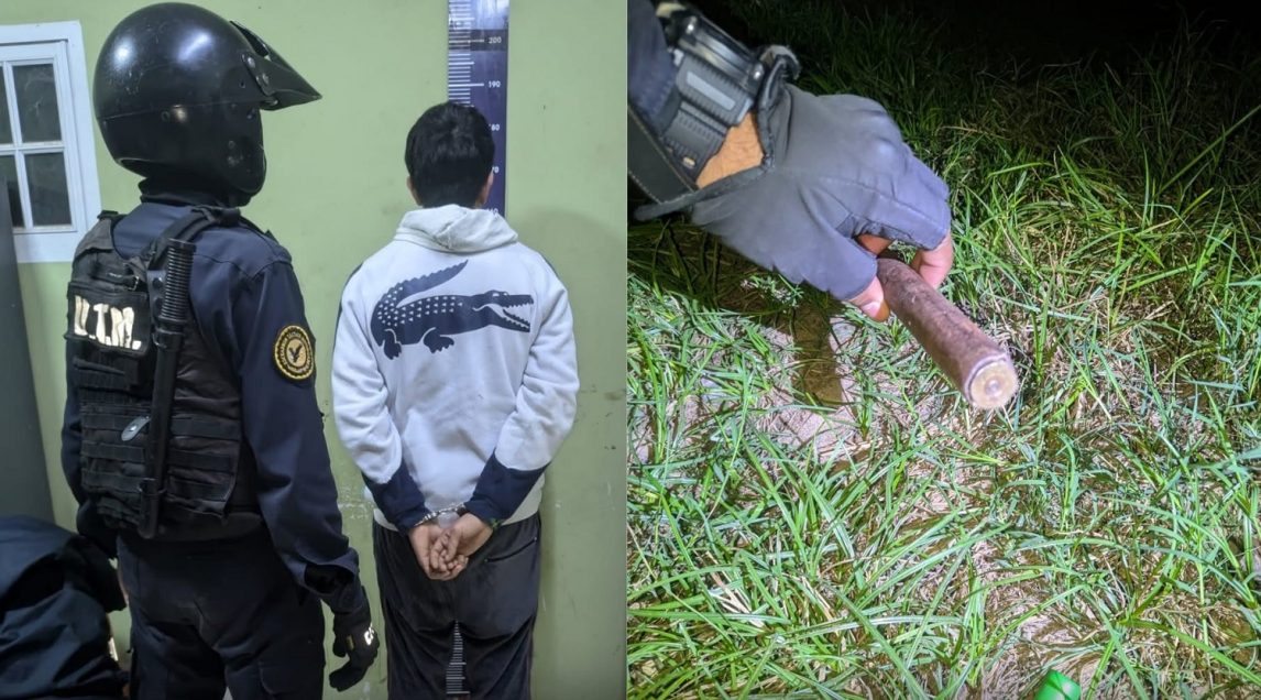 Corría por los techos para escapar de la Policía, pero terminó reducido y con una tumbera secuestrada