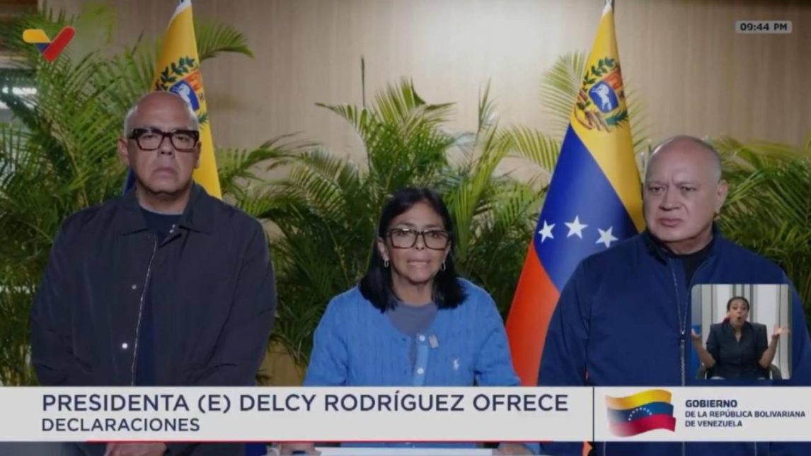 La presidenta Delcy Rodríguez declaró el estado de emergencia en Venezuela tras los dos terremotos que sacudieron al país