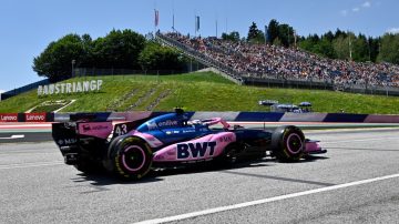 Colapinto arrancó con un sólido octavo puesto en la primera práctica libre del GP de Austria