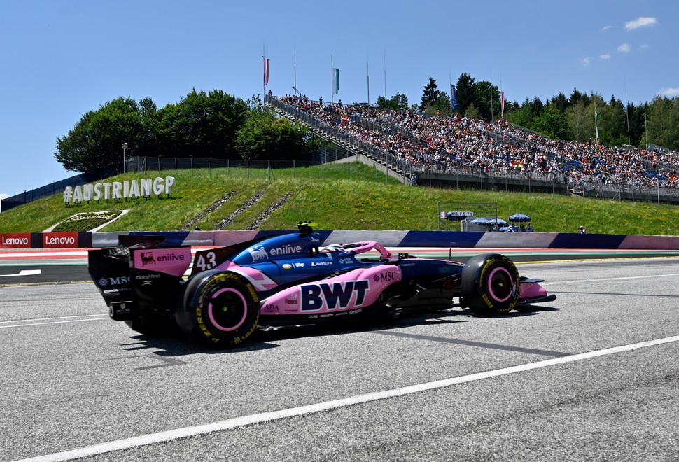 Colapinto arrancó con un sólido octavo puesto en la primera práctica libre del GP de Austria