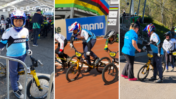 Jahir Elías volvió a destacarse en el Mundial de BMX Racing de Australia
