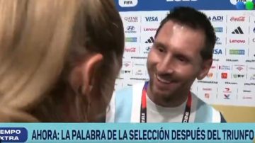 El divertido cruce entre Lionel Messi y Sofía Martínez tras el triunfo de Argentina