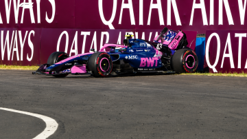 Colapinto chocó en el GP de Hungría: golpe contra el muro y fin de la FP2
