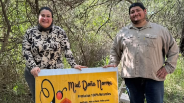 Por el desborde del río Dulce perdieron 60 colmenas y años de trabajo, pero volvieron a empezar de cero y sueñan con vender su miel en todo el país