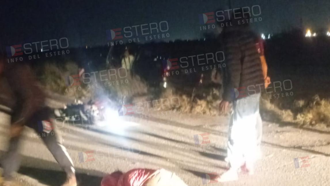 El choque entre una camioneta y una moto dejó a una mujer tendida sobre ruta 9 en inmediaciones al barrio Autonomía