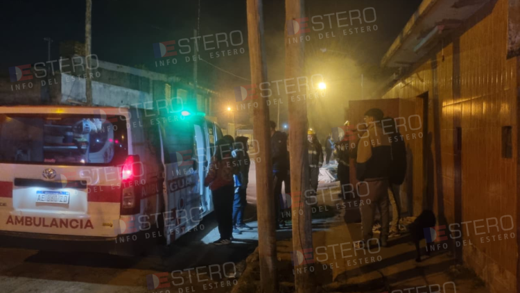 La Banda: un hombre prendió una vela en su casa porque no tenía luz y provocó un incendio
