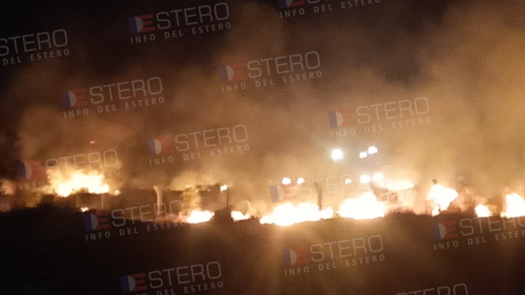 Frías: presunto incendio intencional entre la fábrica de alcohol Porta y la empresa Bunge