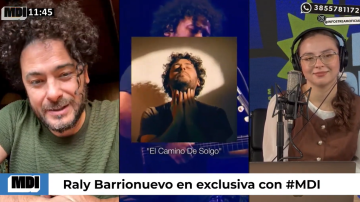 Raly Barrionuevo en MDI sobre su nuevo disco: “Había necesidad porque pasaron muchos años sin escribir canciones”