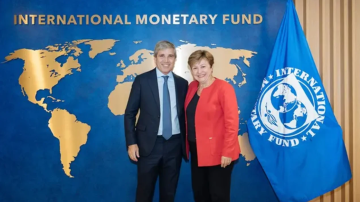 Kristalina Georgieva ya se encuentra en Buenos Aires y fue recibida por Caputo