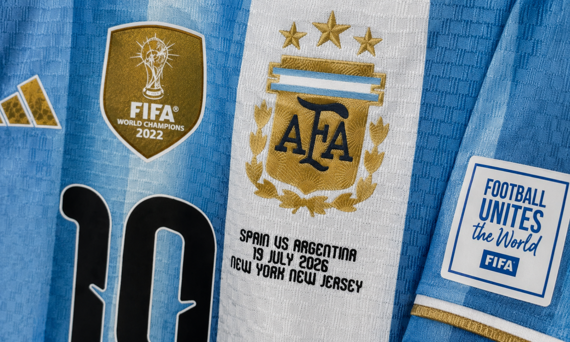 La Albiceleste estrenará detalles exclusivos en su camiseta para la final del Mundial
