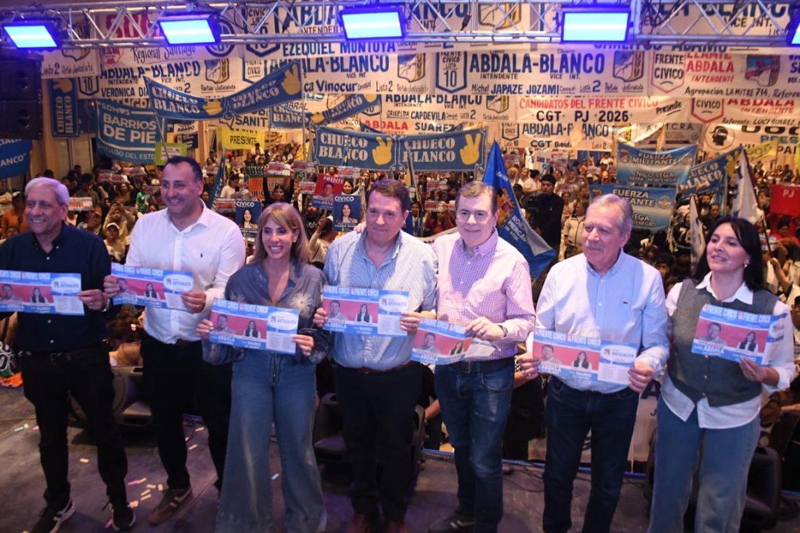 El Frente Cívico por Santiago cerró su campaña en La Banda con dos masivos plenarios