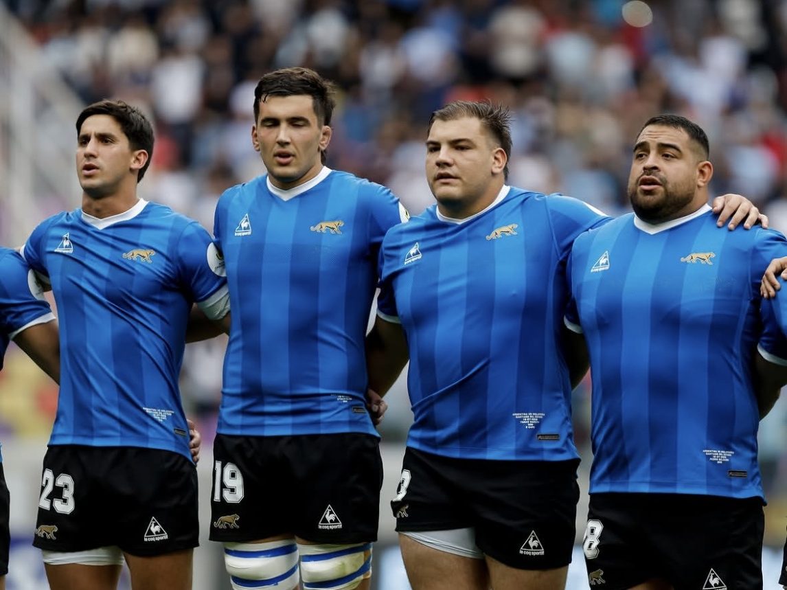 El color de Los Pumas-Inglaterra: estadio casi lleno, emoción y cantos