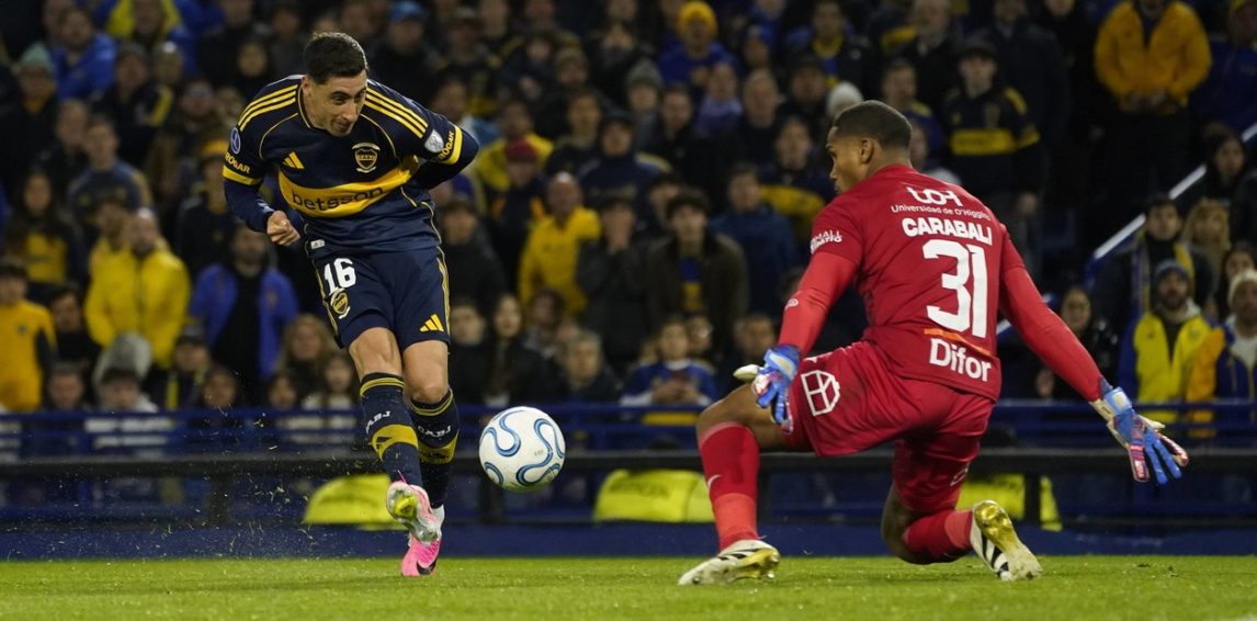 Boca se impuso ante O’Higgins en la ida por la Copa Sudamericana