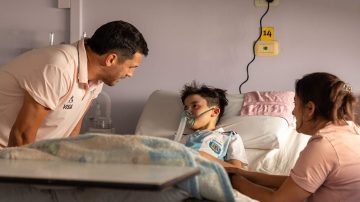 Los Pumas compartieron una jornada solidaria con niños internados en el CePSI