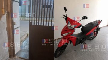 Forzaron un portón y robaron una moto de una vivienda: piden ayuda para recuperarla