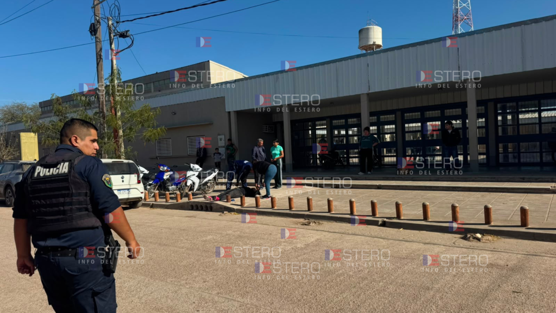 Añatuya: dos personas resultaron heridas tras una pelea a la salida de un colegio secundario